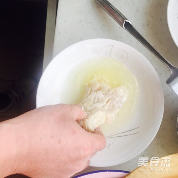 Pan-fried Egg Flower Cod recipe