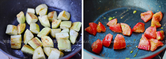 Tomato and Eggplant Cold Noodles recipe