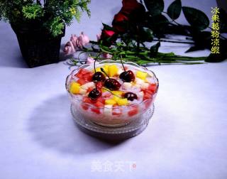 Cold Shrimp with Ice Fruit and Arrowroot Powder recipe