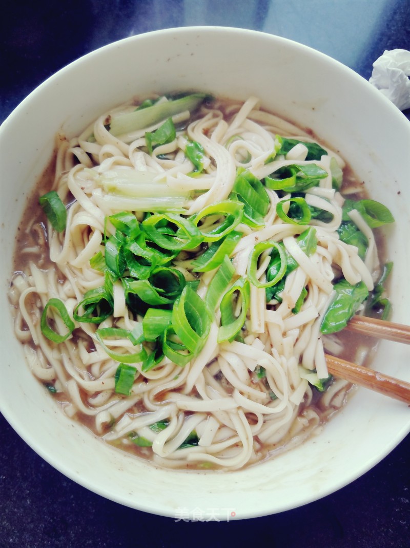 Bone Soup and Vegetable Noodles recipe