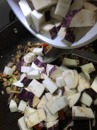 [rabbit Loves Kitchen] Braised Eggplant with Chicken Miscellaneous recipe