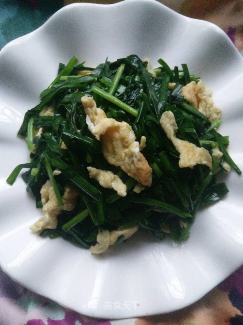Scrambled Eggs with Leek recipe