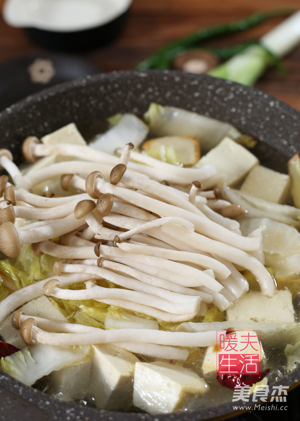 Cabbage Tofu Soup recipe