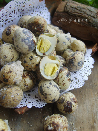 Salt Baked Quail Eggs recipe