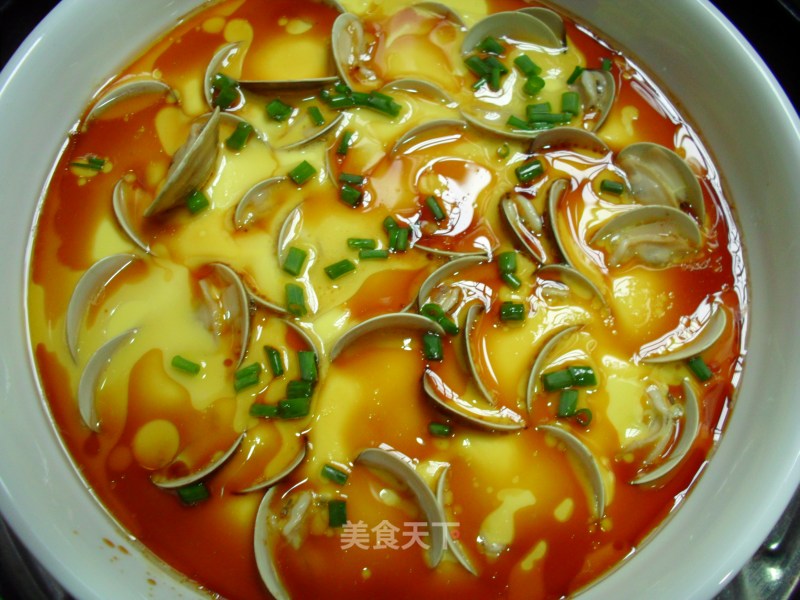 Steamed Egg with Clams recipe