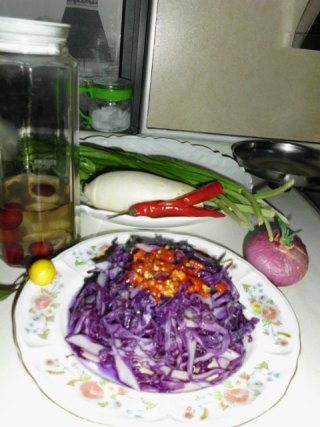 Let Spring Also be Cool-cold Purple Cabbage recipe