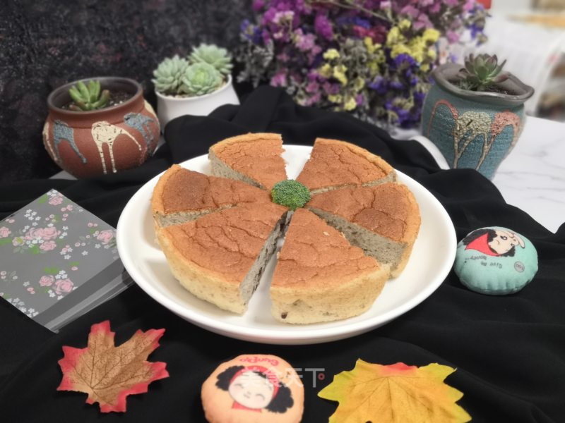 Banana Cranberry Chiffon Cake recipe