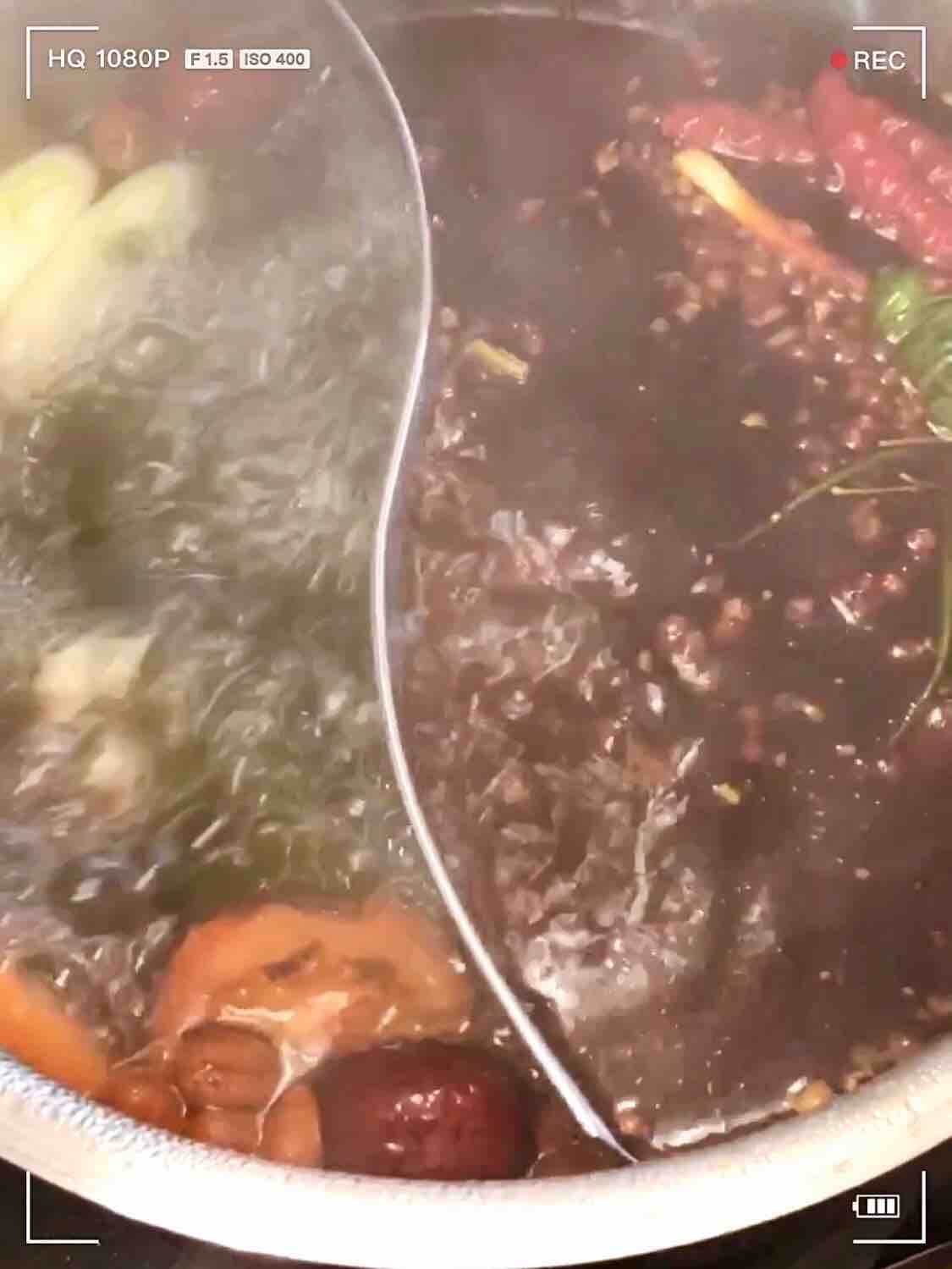 Homemade Mandarin Duck Hot Pot recipe