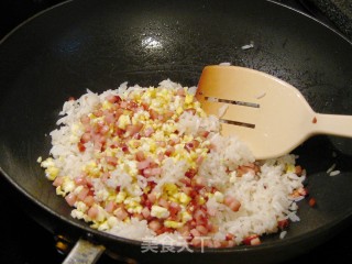 Pineapple Ham Fried Rice recipe