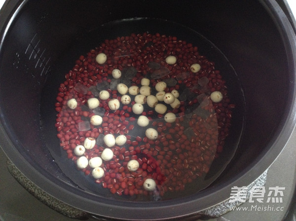 Red Bean Lotus Seed Lily Syrup recipe