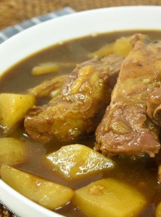 Curry Pork Ribs with Potatoes recipe