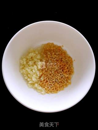 Steamed Shrimp with Golden Silver Garlic Vermicelli recipe