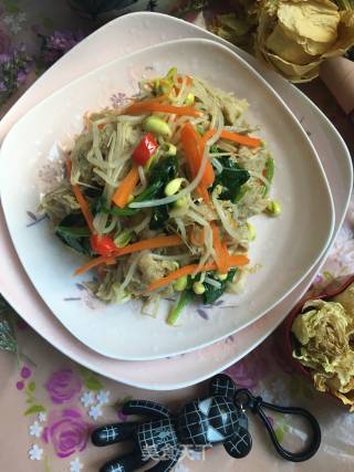 Soybean Sprouts Mixed with Gluten recipe