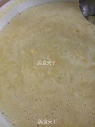 Corn Egg Porridge recipe