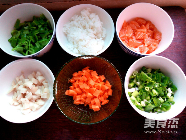 Salmon Fried Rice recipe