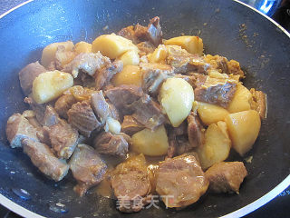 Curry Beef Brisket Stewed Potatoes recipe