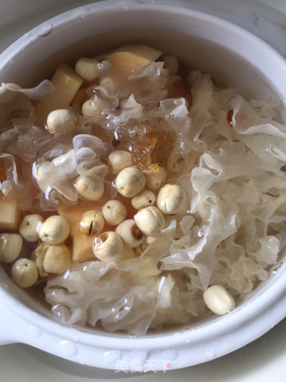 Papaya and Lotus Seed Syrup recipe