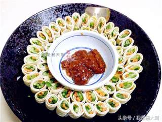 Peacock Tofu Roll: If It is Xiaobai, It Can Also be Made Delicious, Very Simple recipe