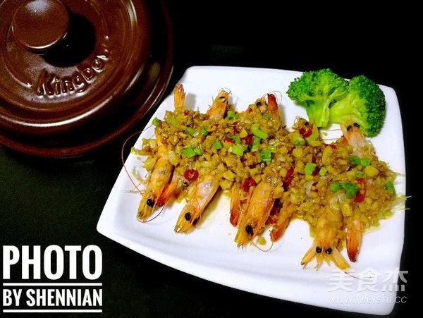 Garlic Vermicelli Open Back Shrimp recipe