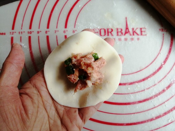Salted Egg Yolk Pork Buns recipe