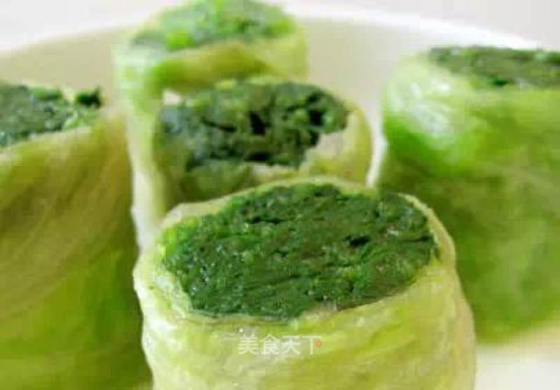 Lettuce Spinach Rolls recipe