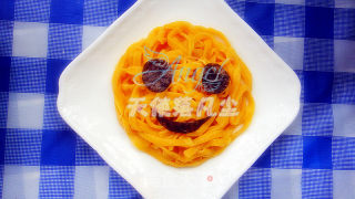 [jianjiang Noodles, Made in A Pattern]——smiling Pumpkin Noodles recipe