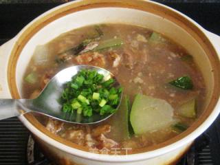 Pork Big Bone Red Soup with Winter Melon recipe