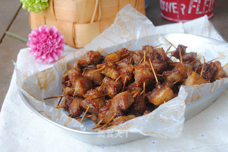 #aca烤明星大赛#cumin Toothpick Meat recipe