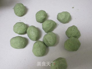 #春食野菜香# Salted Egg Yolk Pork Floss Green Tuan recipe