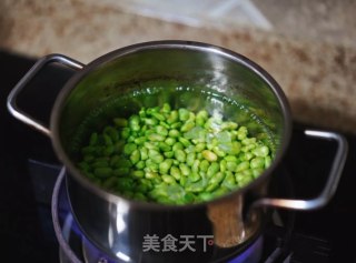 Stir-fried Edamame with Minced Beef recipe