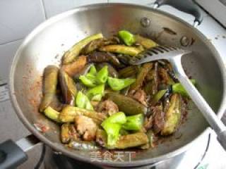 Stir-fried Eggplant with Hot Peppers recipe