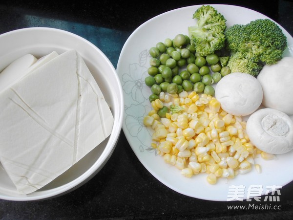 Steamed Seafood Tofu recipe