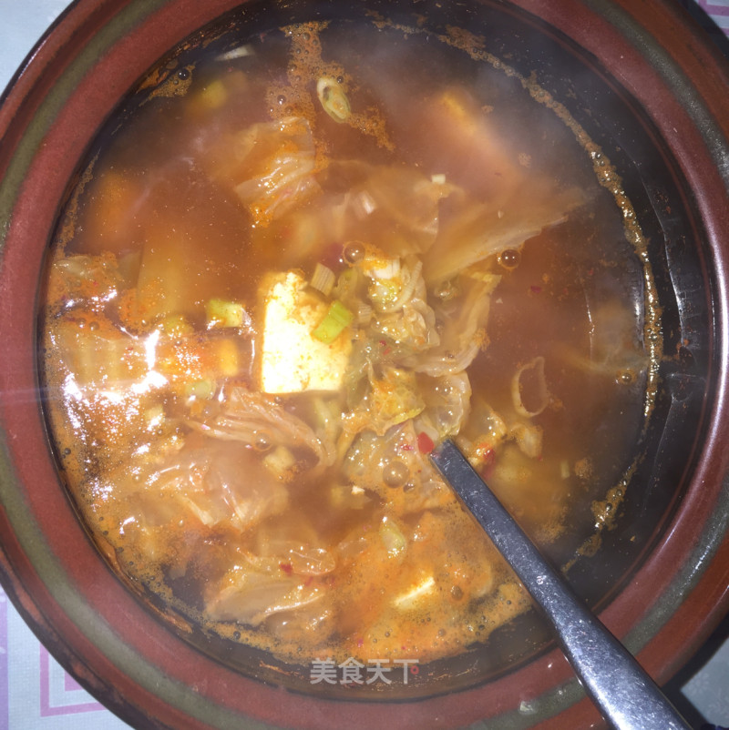 Kimchi Tofu Soup recipe