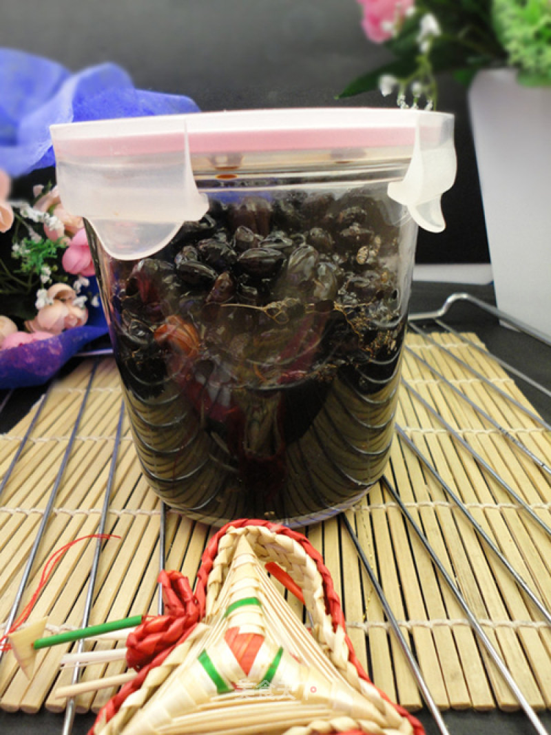 Vinegar Soaked Black Beans recipe