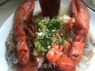 Steamed Lobster with Garlic Vermicelli recipe