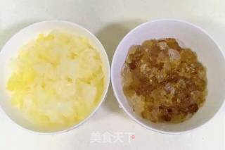 Milk Peach Gum White Fungus Soup recipe