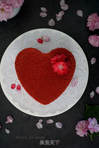 #四session Baking Contest and is Love Eating Festival# Six-inch Red Velvet Chiffon Cake recipe