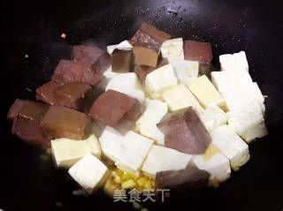 Crab Fresh Double Color Tofu#豆腐# recipe