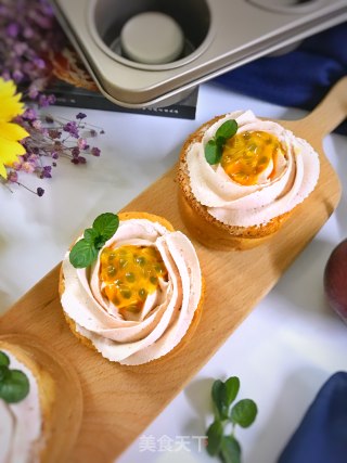 Passion Fruit Strawberry Cream Mug Cake recipe