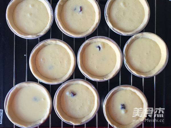 Cranberry Coconut Egg Tart recipe