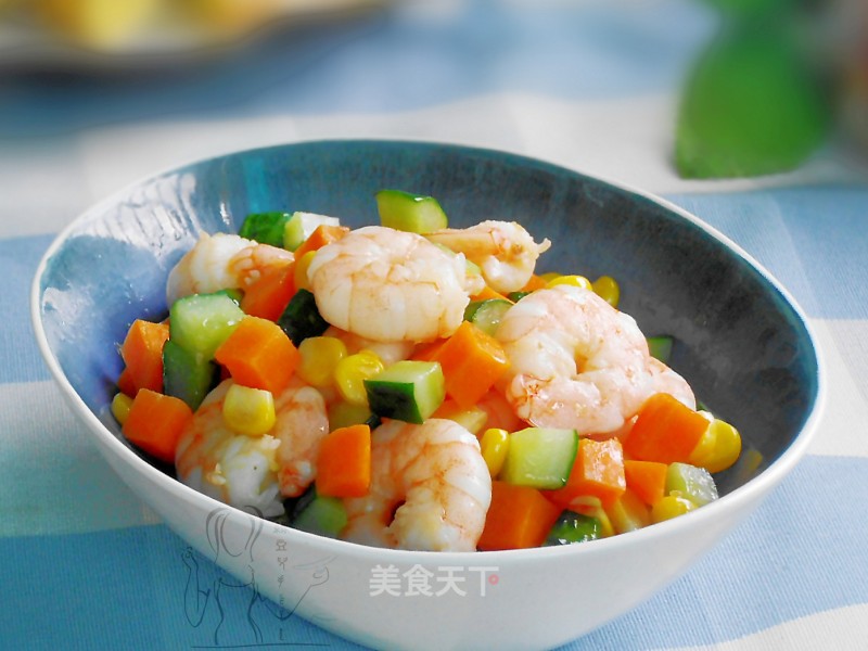Three-color Shrimp recipe