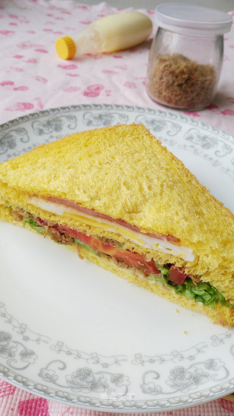 Make A Breakfast with Your Heart~~~ Sandwich