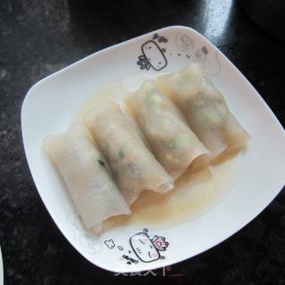 Steamed Pork Noodle Rolls recipe