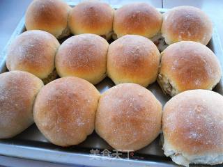 Baked Buns with Glutinous Rice Paste Stuffing recipe