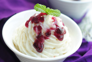 Blueberry Yam Puree recipe