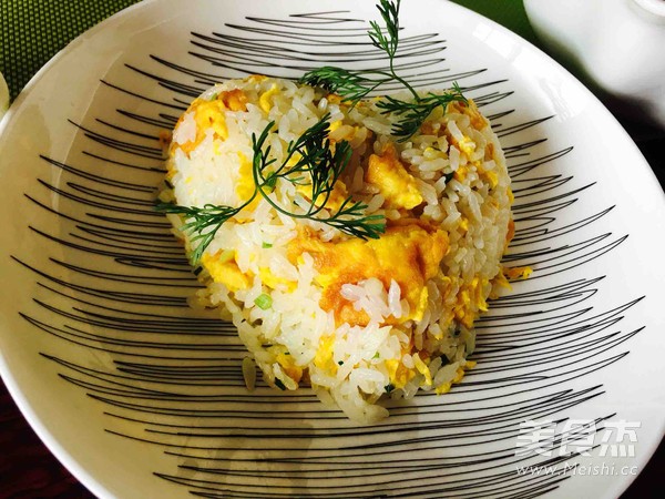 Fried Rice with Lard and Egg recipe