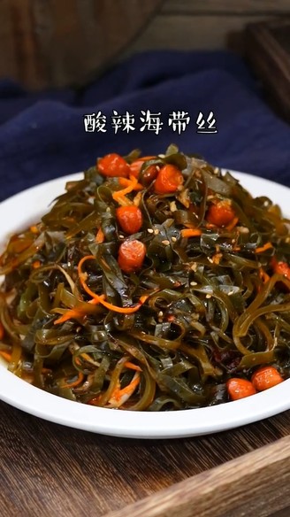 Hot and Sour Kelp Shreds recipe