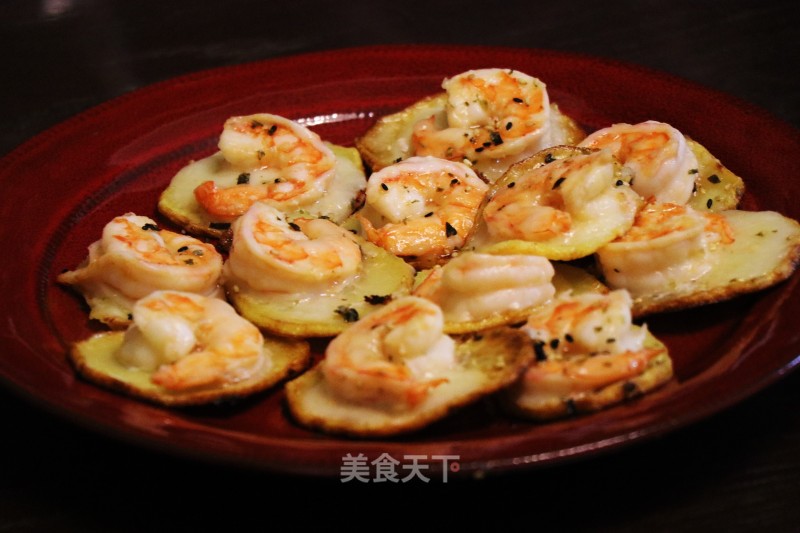 Potato Cheese Baked Shrimp recipe
