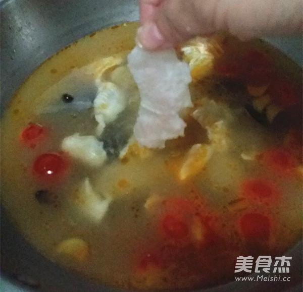 Tomato and Yam Fish Soup recipe