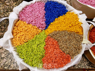 An Upgraded Version of Zhuang's Five-color Glutinous Rice-rainbow Glutinous Rice recipe